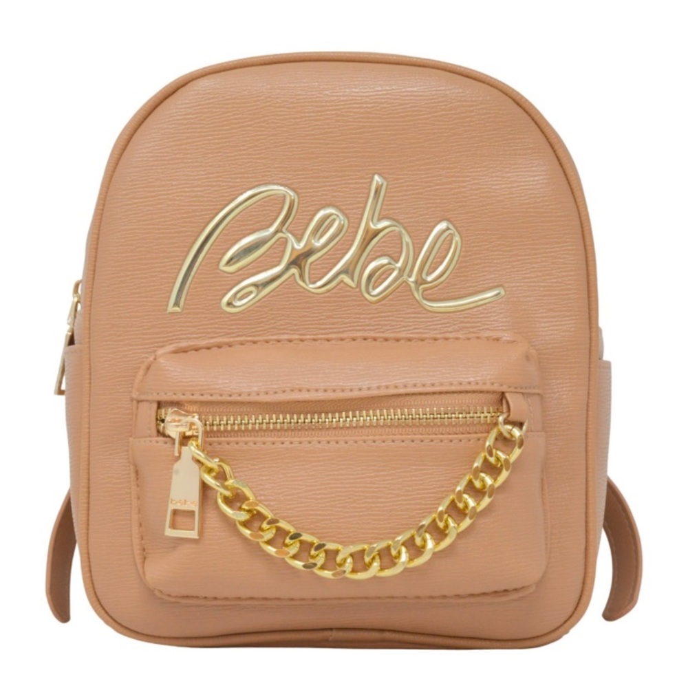 Bebe Gianna Backpack in black or Tan